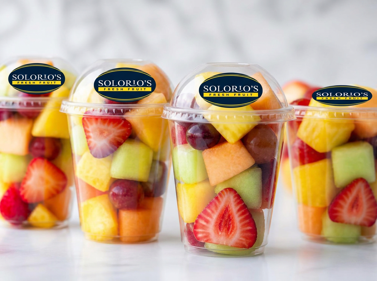 Fruit Cups of fresh cut fruit