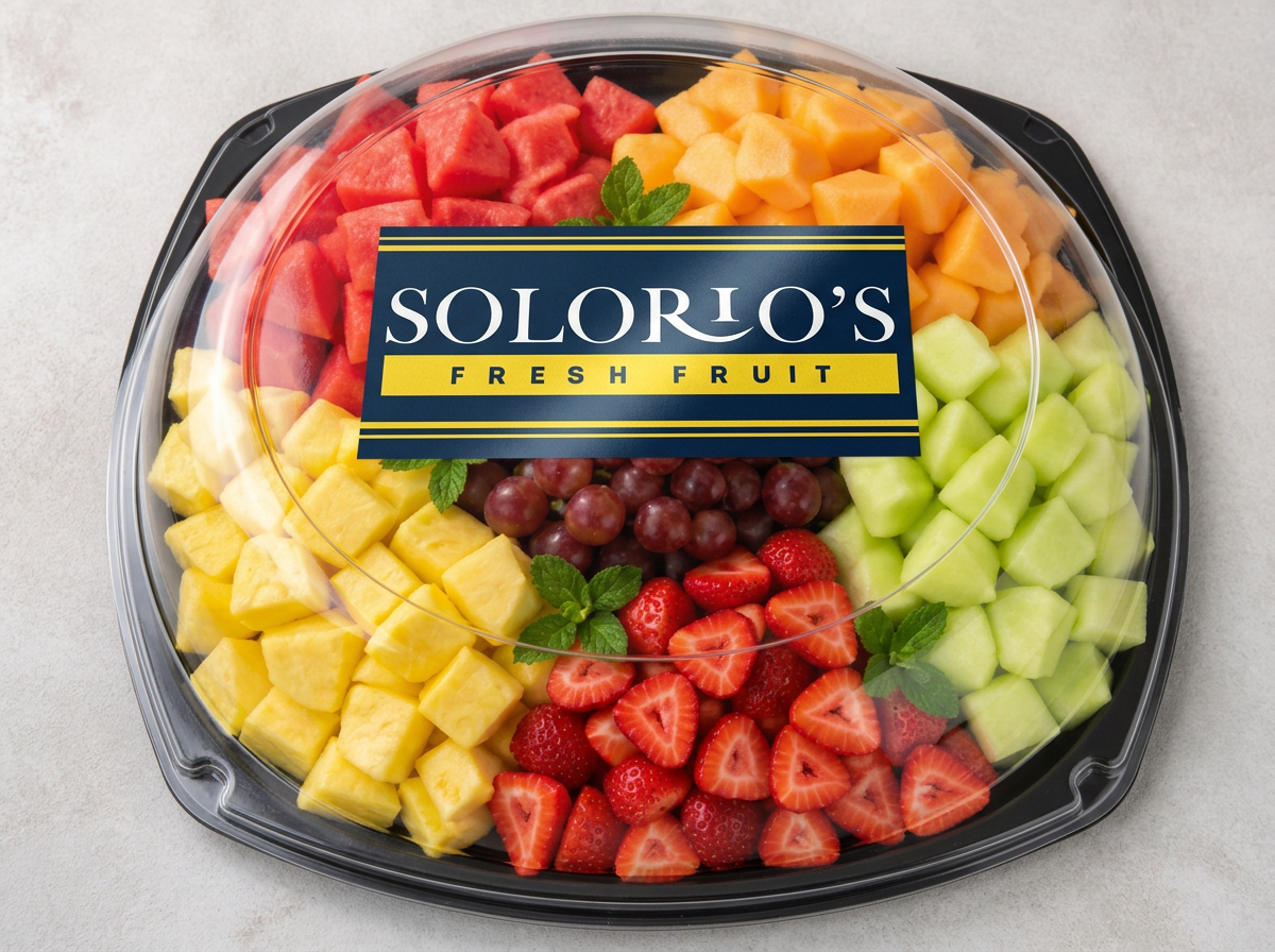 Party Trays of fresh cut fruit